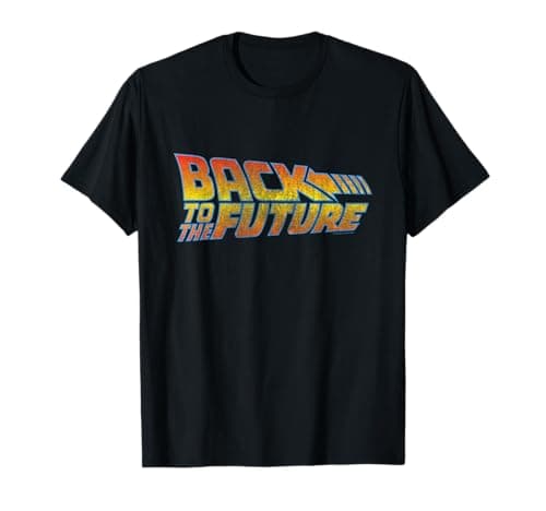 Image of Back to the Future Distressed Logo T-Shirt