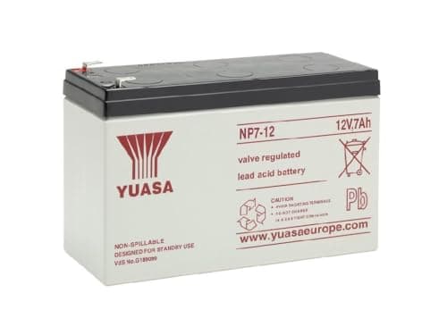 Image of Yuasa - NP7-12 AGM S65-12V 7.0Ah - Sealed Lead Acid Rechargeable Battery
