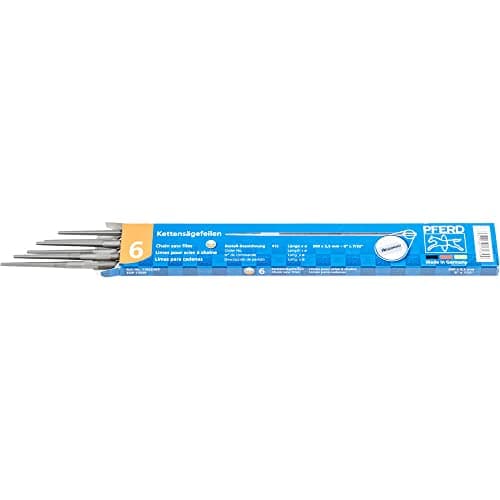 Image of PFERD 17039 Classic Line Chain Saw File, 7/32" Diameter x 8" Length (Pack of 6)