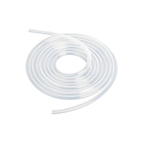 Image of Qrity 2 Metre PVC Tubing Pipe, 6mm ID x 8mm OD Drain Hose, Flexible Hose Pipe for Garden Irrigation, Water Hose, Fish Tank, Clear
