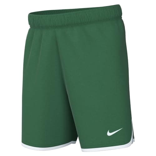 Image of NIKE DH8408-302 Y NK DF LSR V Short W Shorts Unisex Pine Green/White/White Size M