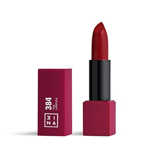 Image of 3INA MAKEUP - The Lipstick 384- Wine Lipstick with Vitamin E & Shea Butter - Long Lasting Matte Creamy Lip Colour