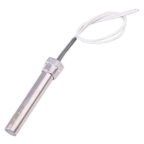 Image of DERNORD Immersion Cartridge Heater 12V 200W Hot Rod Heating Element Replacement 1/2 Inch Thread