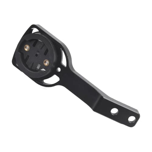 Image of EasyByMall Aluminum Alloy Computer Mount for Garmin Cateye Bryton, Black Handlebar Holder for Road Bike, Compatible with BLACK INC
