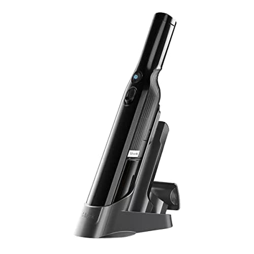 Image of Shark WandVac 1.0 Cordless Handheld Vacuum Cleaner, Small & Lightweight, Powerful Suction Handheld Vacuum with Duster/Crevice and Multi-Surface Tools, Charging Base, Grey, WV200UKCO