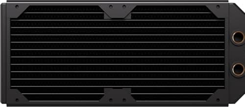 Image of CORSAIR Hydro X Series XR5 NEO V2 240mm Custom Cooling Radiator – Compatible with iCUE LINK Fans, 2x120mm Fan Mounts, Screw Protection Plates, G1/4” Threads – Black