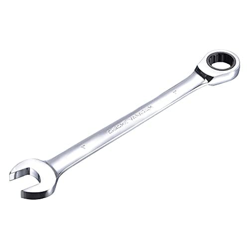 Image of sourcing map 1 Inch Ratcheting Combination Wrench SAE 72 Teeth 12 Point Ratchet Box Ended Spanner Tools, Cr-V