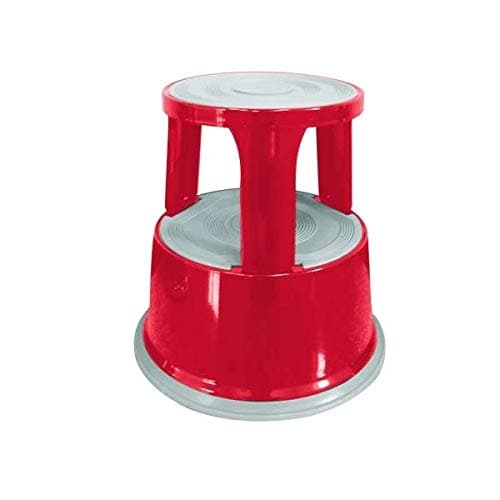 Image of Q-Connect Red Metal Step Stool KF04843