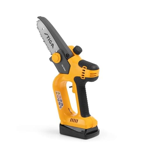 Image of STIGA PR 100e Kit Cordless Pruning Saw, 20V 2Ah Batt. + Charger – Integr. Oil Pump, 120 Cuts/50 mm – Light Pruning of Trees and Shrubs