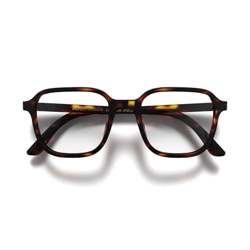 Image of LONDON MOLE® Hollywood blue light blocking glasses | Cool square shaped blue blockers | Anti eyestrain for screens | Men’s Women’s Unisex | Spring hinges