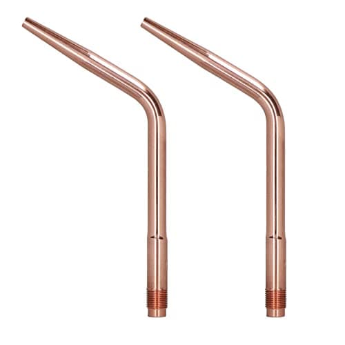 Image of Type 5 Swaged Welding Brazing Nozzle No.10 Tip 4.0mm Oxy Acetylene 2pk