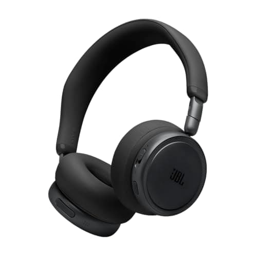 Image of JBL Live 680NC Wireless On‑Ear Headphones with Adaptive Noise Cancelling, Bluetooth, 80 Hours Battery Life, Multipoint Connection, Black