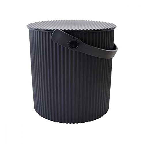 Image of Omnioutil Medium 10 L Buckets with lids Hachiman Black