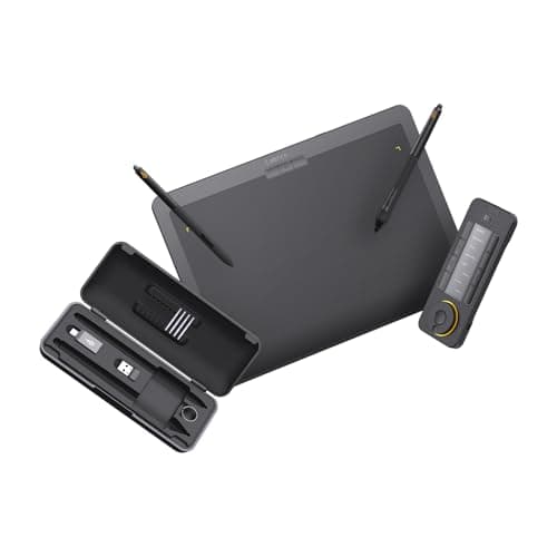 Image of Xencelabs Pen Tablet Medium Bundle v2 Professional Drawing Tablet 12" Wireless Graphic Tablet with 2 Pens Battery-free and Quick Keys