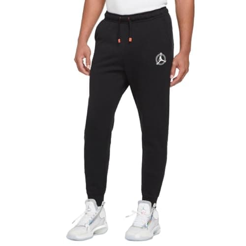 Image of Nike Jordan Flight MVP HBR Fleece Men's Pants DV7596-010,Black, Black, Large