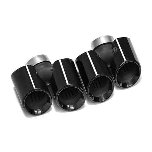 Image of Muffler tailpipes For 911.1 (997 GEN II)2008-2016 Tailpipe Nozzle Car Quad Steel Tip For Modified Exhaust Pipe Car tailpipes(Black)