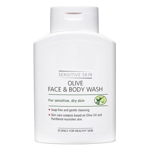 Image of Olive Face & Body Wash – 200ml | Extra Mild Cleanser for Sensitive & Dry Skin | pH 5.5 | Soap-Free Formula with Olive Oil & Panthenol