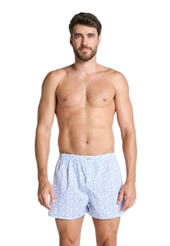 Image of Jockey Shirts & Shorts Woven Boxer 2 Pack , White, L