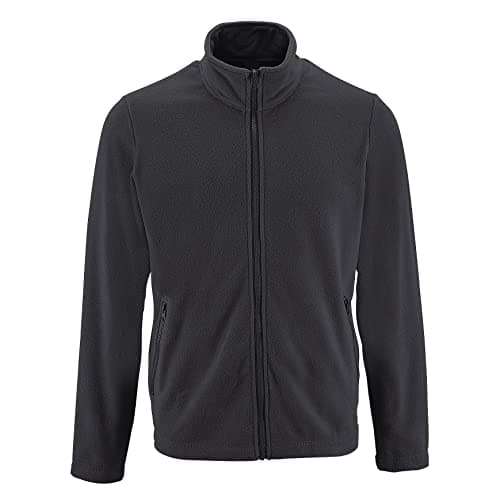 Image of SOLS Mens Norman Fleece Jacket (XL) (Charcoal)