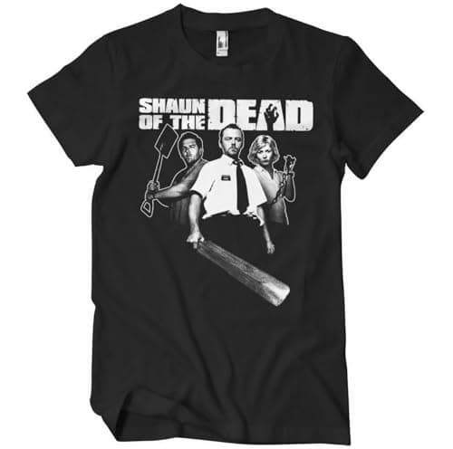 Image of Shaun of the Dead Officially Licensed Mens T-Shirt (Black), X-Large