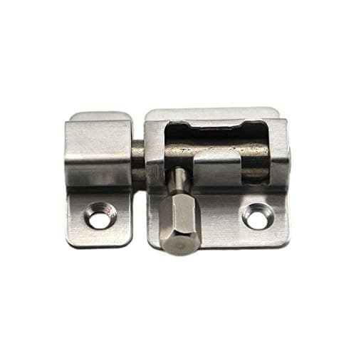 Image of 304 Stainless Steel Door Security Surface Bolts for Door and Window Barrel Bolt (2INCH)