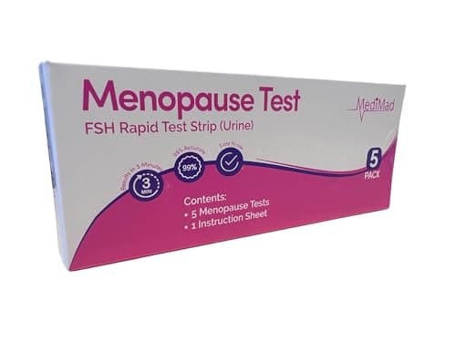 Image of Menopause Test Kit – 5 Tests - At Home FSH Hormone Testing for Women, Fast & 99% Accurate Results in 3 mins