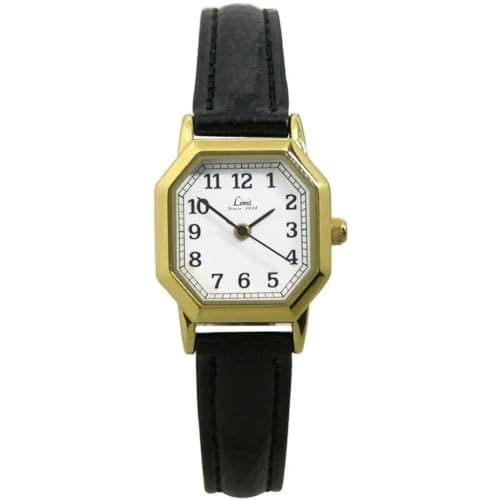 Image of Limit Women's Quartz Watch with Black Dial Analogue Display and Black Polyurethane Strap 6550.01