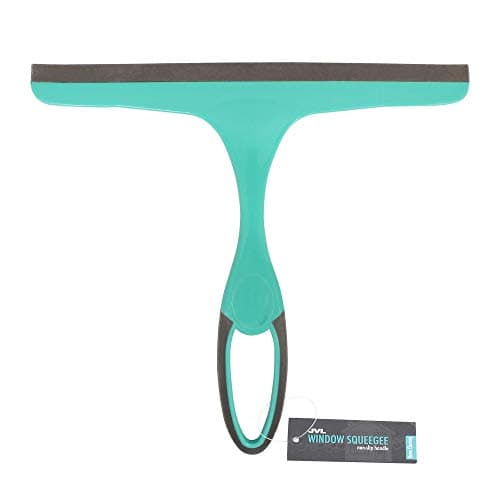 Image of JVL Hand Held Wiper Blade Window Squeegee, Turquoise/Grey,