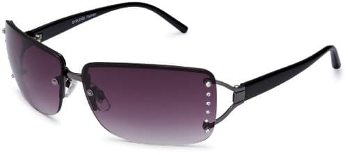 Image of Eyelevel Helena Rimless Women's Sunglasses Grey One Size - With UV400 Protection