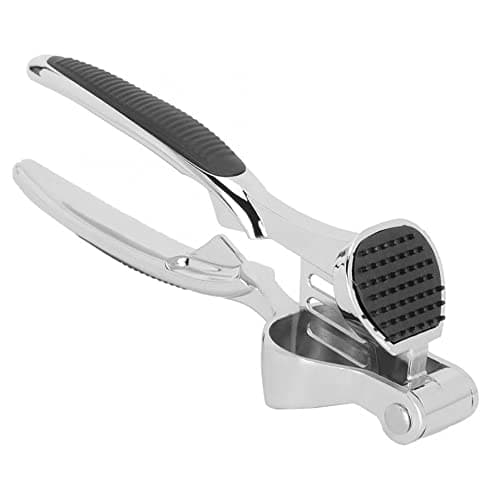 Image of Zinc Alloy Garlic Grinder Press, Garlic Mincer Rocker Crusher Kitchen Premium Heavy Duty Garlic Presser Squeezer