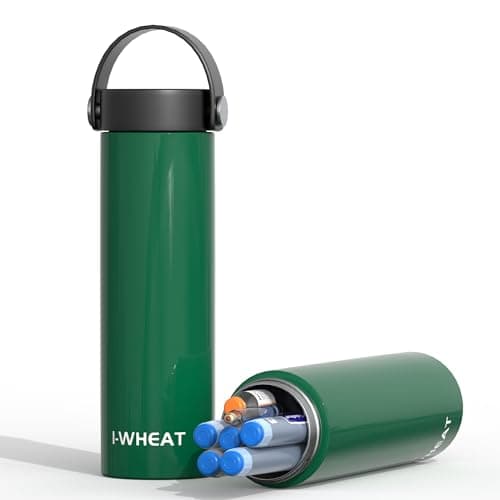 Image of 1-WHEAT Insulin Cooler Travel Case 3-5 Pens 60H, Medicine Cool Bag 2-8 Degrees, Diabetic Cooler Travel, Medical Bag, EpiPen Carry Case, TSA Approved(Green)
