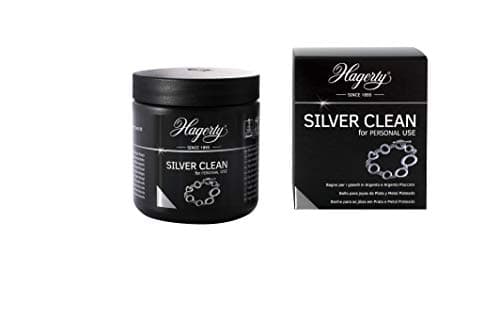 Image of Hagerty Silver Clean Jewelry Immersion Bath for Cleaning Silver and Silver Jewelry 170ml I Fast and Effective Cleaning Liquid Silver with Basket I Renews Jewelry Shine in Just 3 Minutes