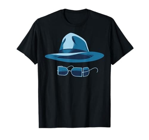 Image of Universal Monsters The Invisible Man Hat And Glasses T-Shirt
