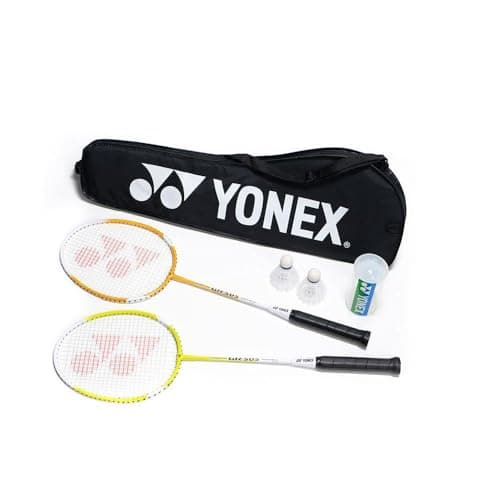 Image of YONEX 2 PLAYER BADMINTON SET (INCL 2 RACKETS / 2 SHUTTLES)