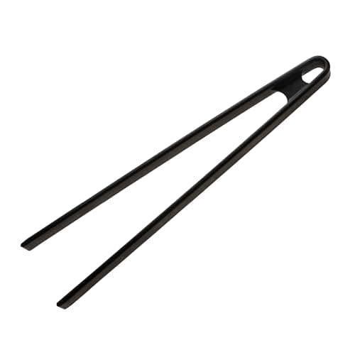 Image of Wiltshire Silicone Kitchen Tongs 29cm, Cooking & Serving Tongs, Salad & BBQ Tongs, Heat-Resistant Utensil, Non-Stick, Non-Scratch, Midnight Black, 29x6.3x1.5cm