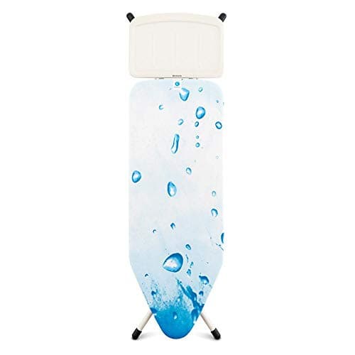 Image of Brabantia - Ironing Board C - XL Iron Rest - Adjustable in Height - Non-Slip Rubber Feet - Cotton Cover with Foam Layer - Foldable XL Unit - Ice Water - 124 x 45cm