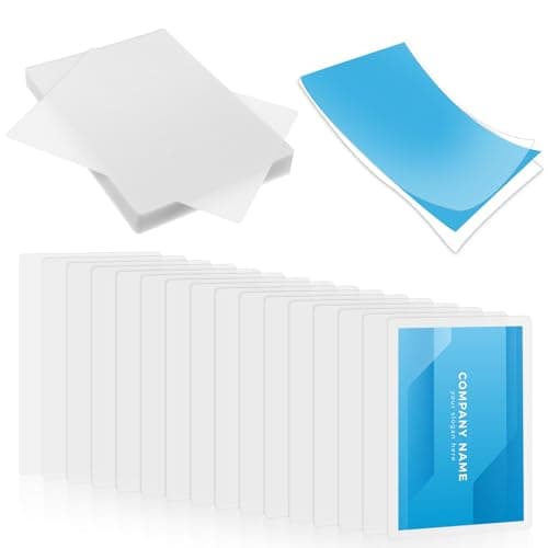 Image of 100 Packs Laminating Pouches 6" x 9" Clear Thermal Laminating Plastic Paper Laminator Sheets Index Card Laminating Pouches 5 mil Clear Lamination Sheets for Pass Cards Student ID Cards Work Permit