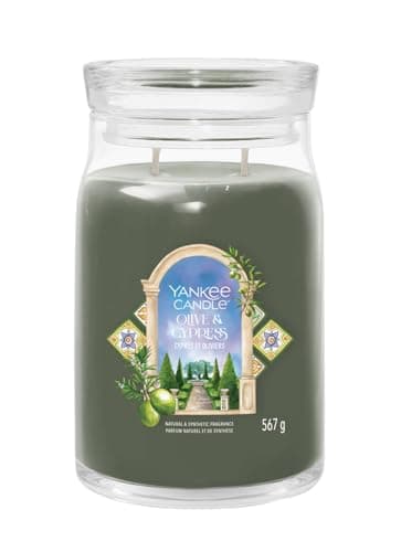 Image of Yankee Candle Olive & Cypress Large Jar