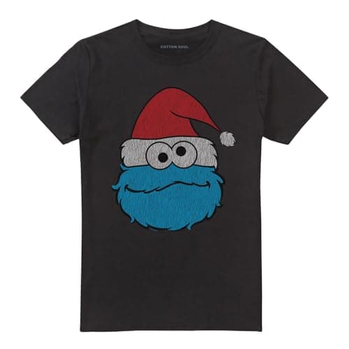 Image of Cotton Soul Sesame Street Cookie Monster Christmas, Black, Large