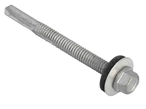 Image of TechFast Heavy Duty Sheet to Steel Roofing Screws | 5.5 x 60mm | Elementech | Bag 50
