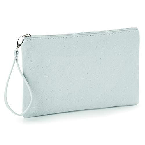 Image of Westford Mill® - Canvas Wristlet Pouch - Light Grey/Light Grey
