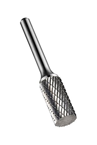 Image of Dormer P801 Rotary Carbide Burr, Cylinder Without endcut Shape, Double Cut Geometry, Bright Finish, Single Pack