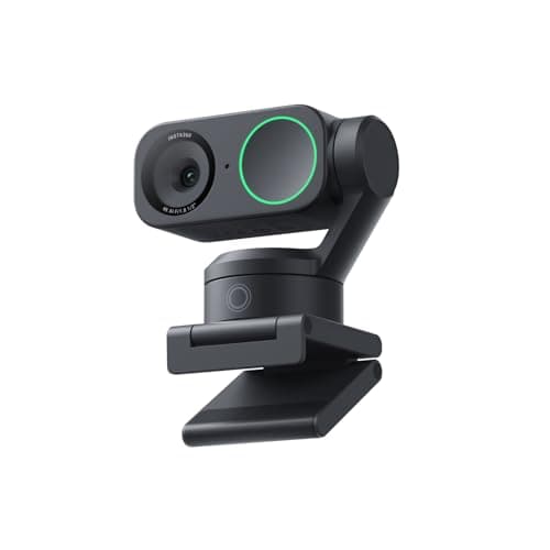 Image of Insta360 Link 2 PTZ Dual Axis Gimbal AI-Powered 4K Webcam with 1/2" Sensor for Increased Detail, Pro Audio, Gesture Control, HDR, AI Tracking, Deskview and Streamer Mode - Built-in Privacy Protection