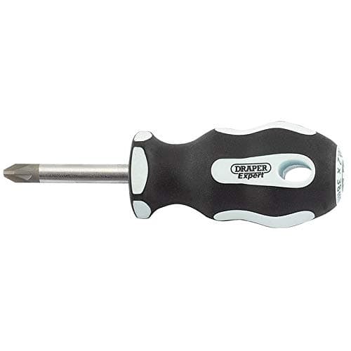 Image of Draper 34996 Expert PZ Type Soft Grip Screwdriver, 38mm Length,Blue