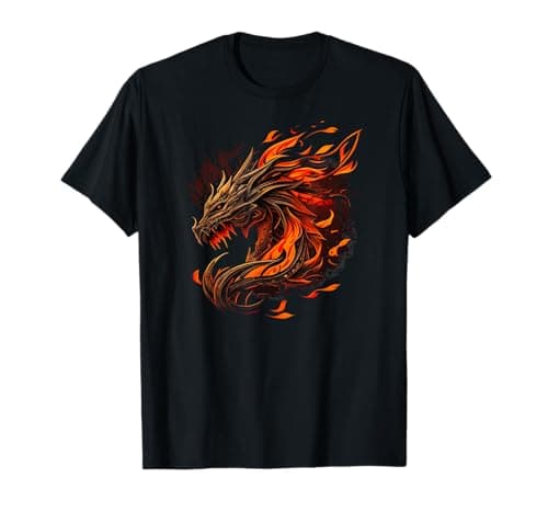 Image of Cool Fire Dragons T-Shirt