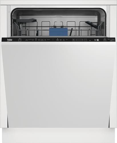 Image of Beko Fully Integrated Standard Dishwasher - Black with Fixed Door Fixing Kit - B Rated