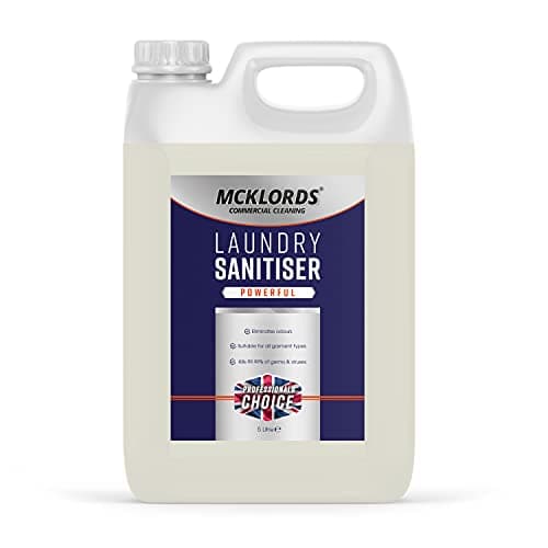 Image of McKLords - Antibacterial Laundry Sanitiser - Kills 99.9% of Germs & Bacteria - Eco-Friendly Powerful Formula for Fabrics - 5 Litre