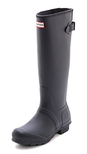 Image of Hunter Original Back Adjustable, Women's Work Boots, Blue (Navy), 8 UK (42 EU)