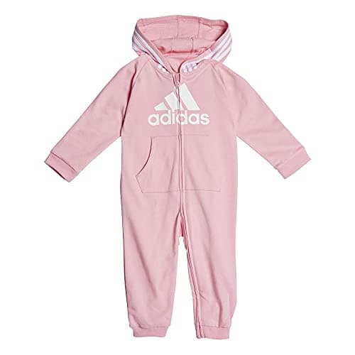 Image of adidas baby-girlsAM1000Coverall Overalls - Pink - 9 Months