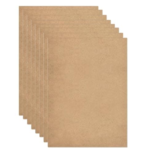 Image of 40x30cm Wood Boards 1/8" 3mm Thick DIY Craft, MDF Wood Boards Medium Density Fiberboard Wooden Sheet for for Laser Engraving, Painting and Decor, Laser Engraving, Painting